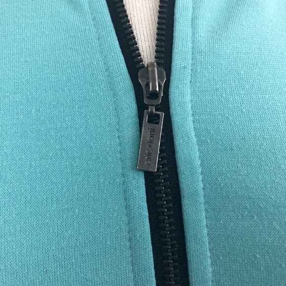 [Eric & Lani] Color Block Sweatshirt Bomber Jacket - Picture 4 of 7